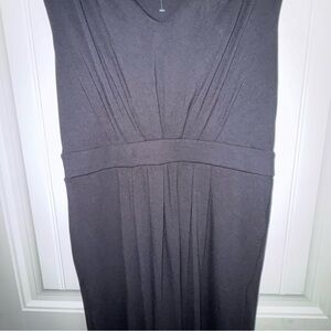 Chico's Black Sleeveless V-Neck Midi Dress NWOT